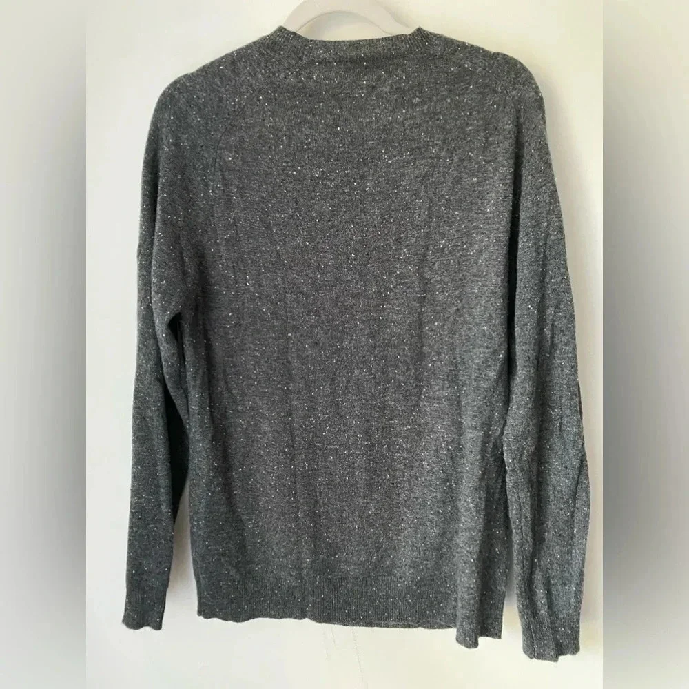Baldwin Sweater Men’s Small Wool Cashmere Gray